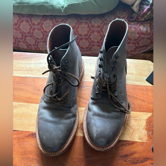 Grant Stone Other - Grant Stone grey Leather lace up boots size men’s 9.5